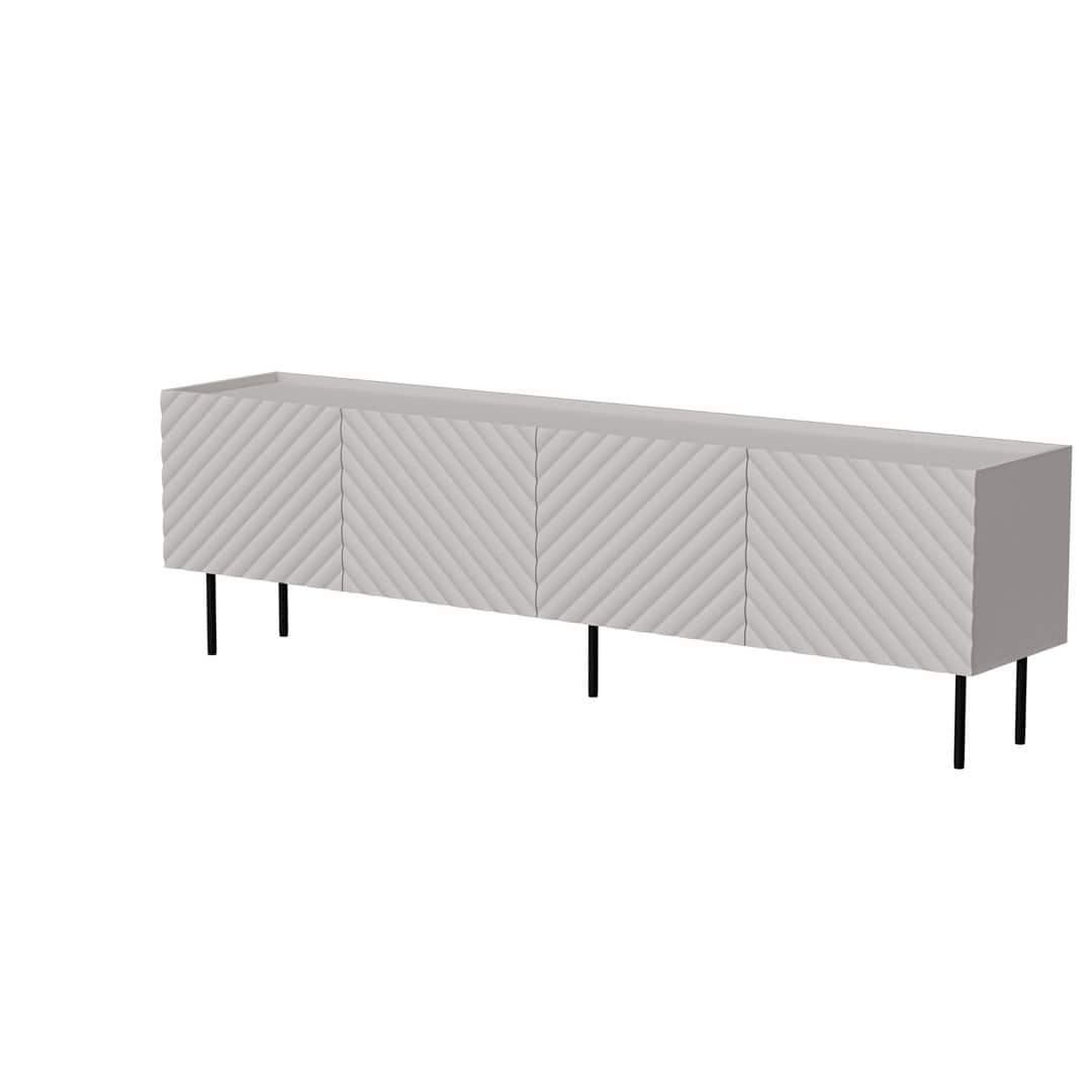 Szafka RTV 4D LUCCA 200x40x59 kaszmir — zdjęcie 1 z 4
