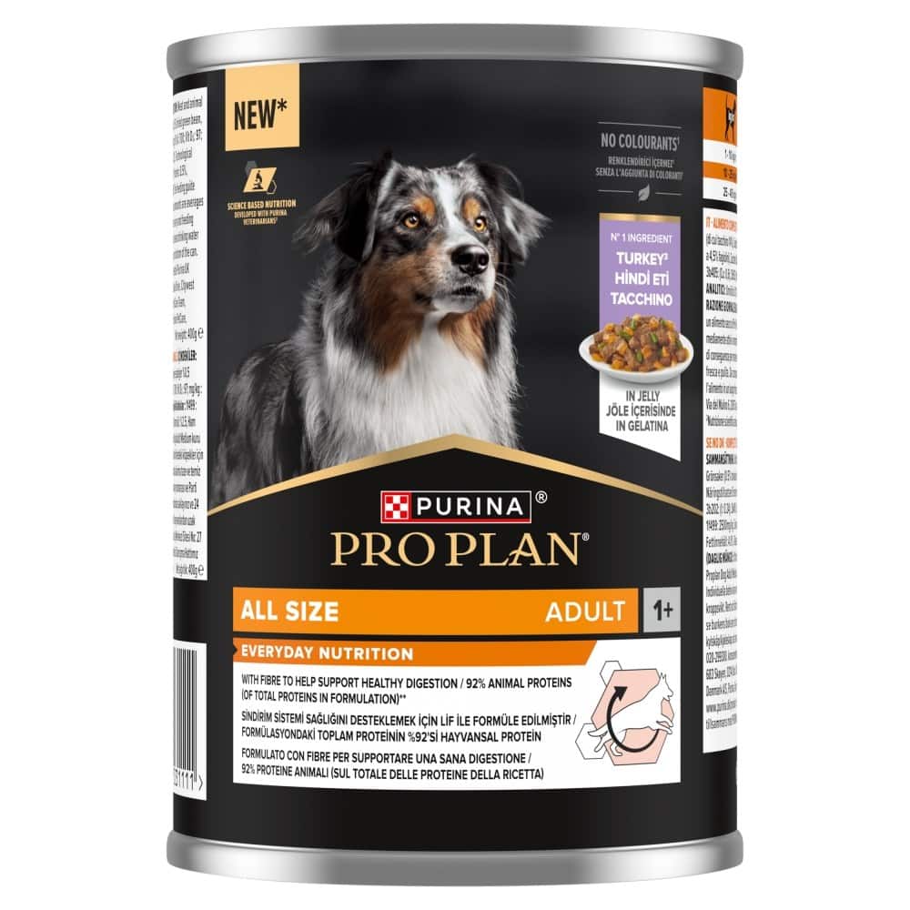 PURINA PRO PLAN ADULT Dog Indyk w galarecie 400gr — zdjęcie 1 z 6