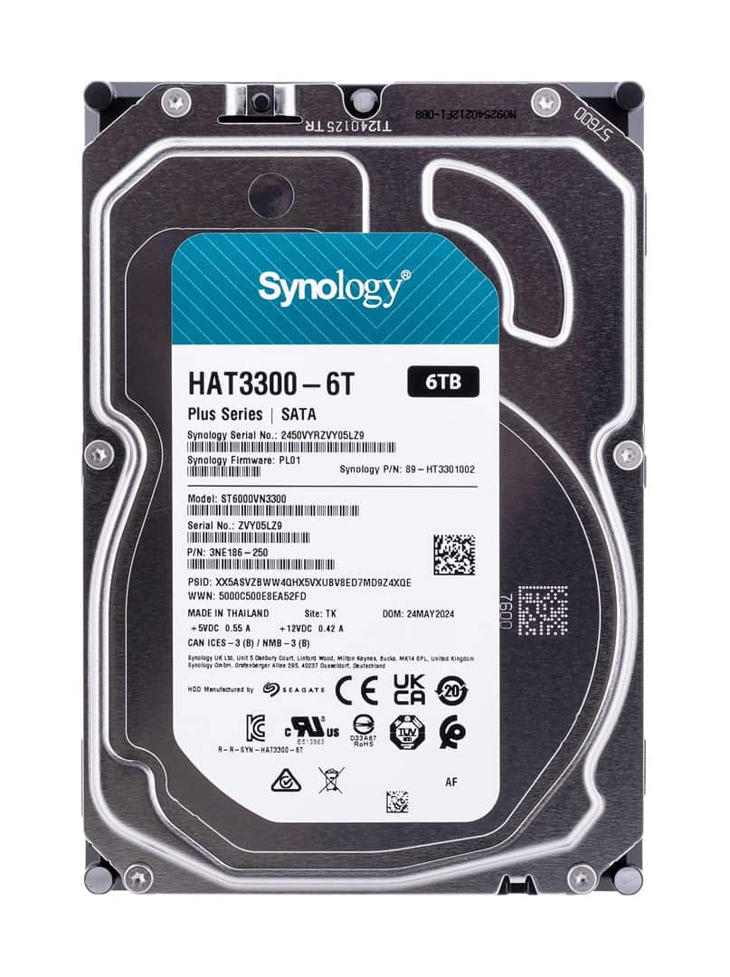 Synology HDD Plus Series 6TB 3.5" SATA — zdjęcie 1 z 4