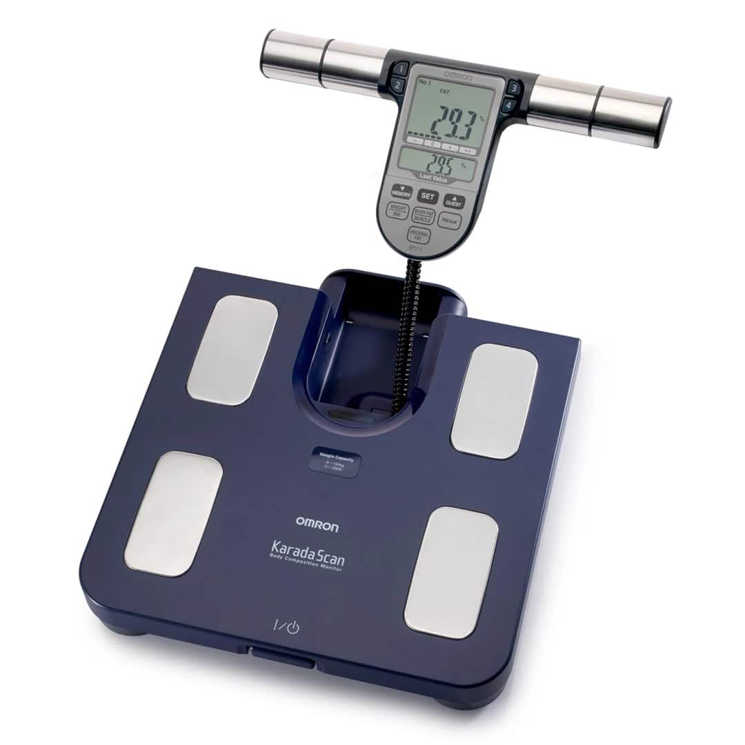 Waga z analizatorem składu ciała Omron Body Comp Monitor BF511 Blue HBF-511B-E — zdjęcie 1 z 8