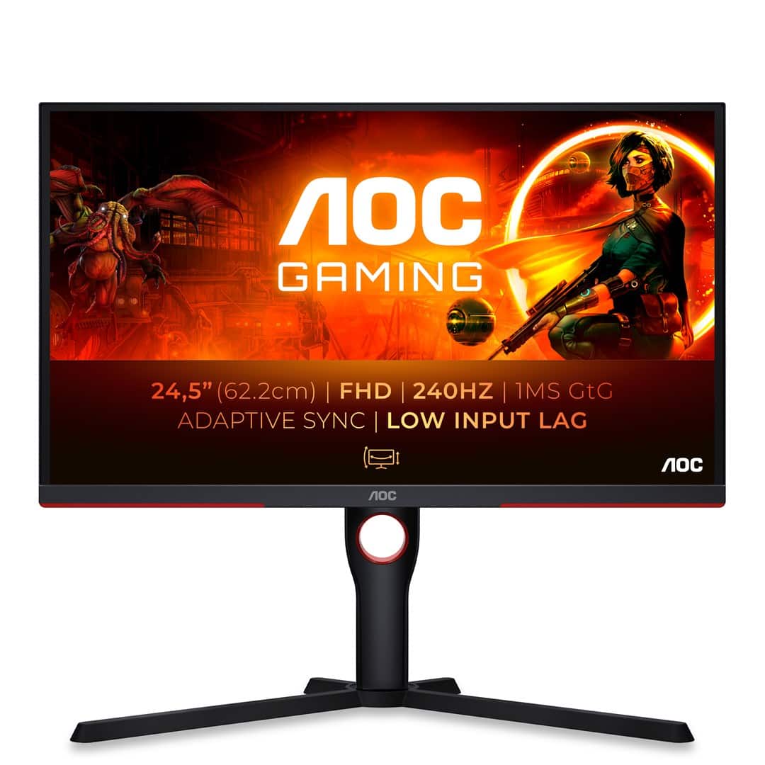 MONITOR AOC LED 24,5" 25G3ZM/BK 240Hz Gaming — zdjęcie 1 z 8