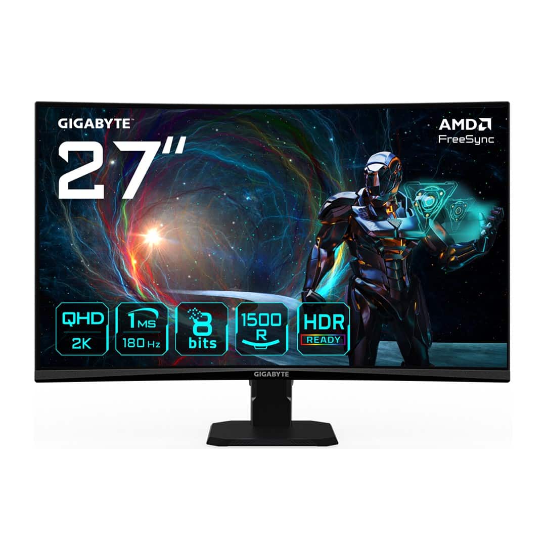MONITOR GIGABYTE LED 27" GS27QCA 180Hz — zdjęcie 1 z 8