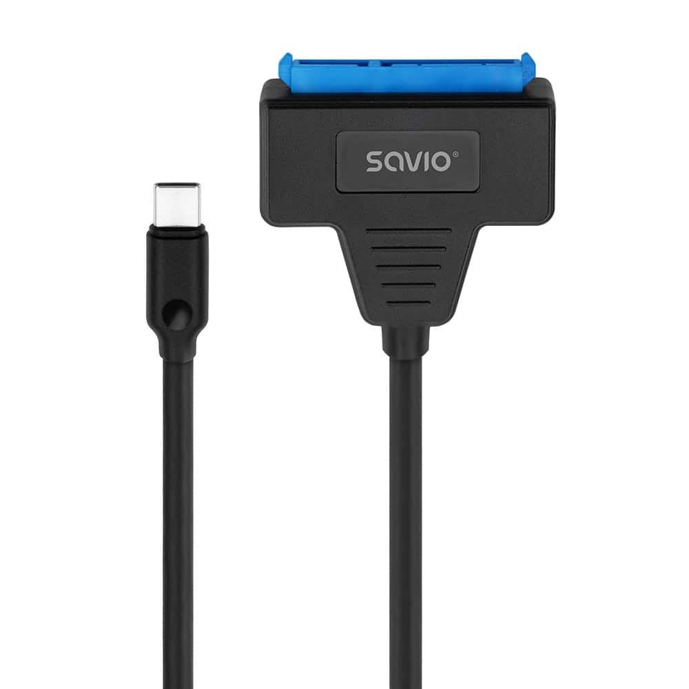 SAVIO ADAPTER USB-C 3.1 GEN 1 (M) - SATA (F) DO DYSKÓW 2.5" AK-69 — zdjęcie 1 z 5