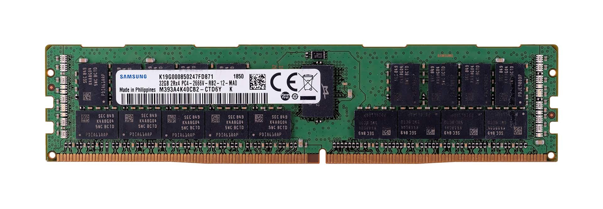 Samsung RDIMM 32GB DDR4 2666MHz ECC REGISTERED — zdjęcie 1 z 3