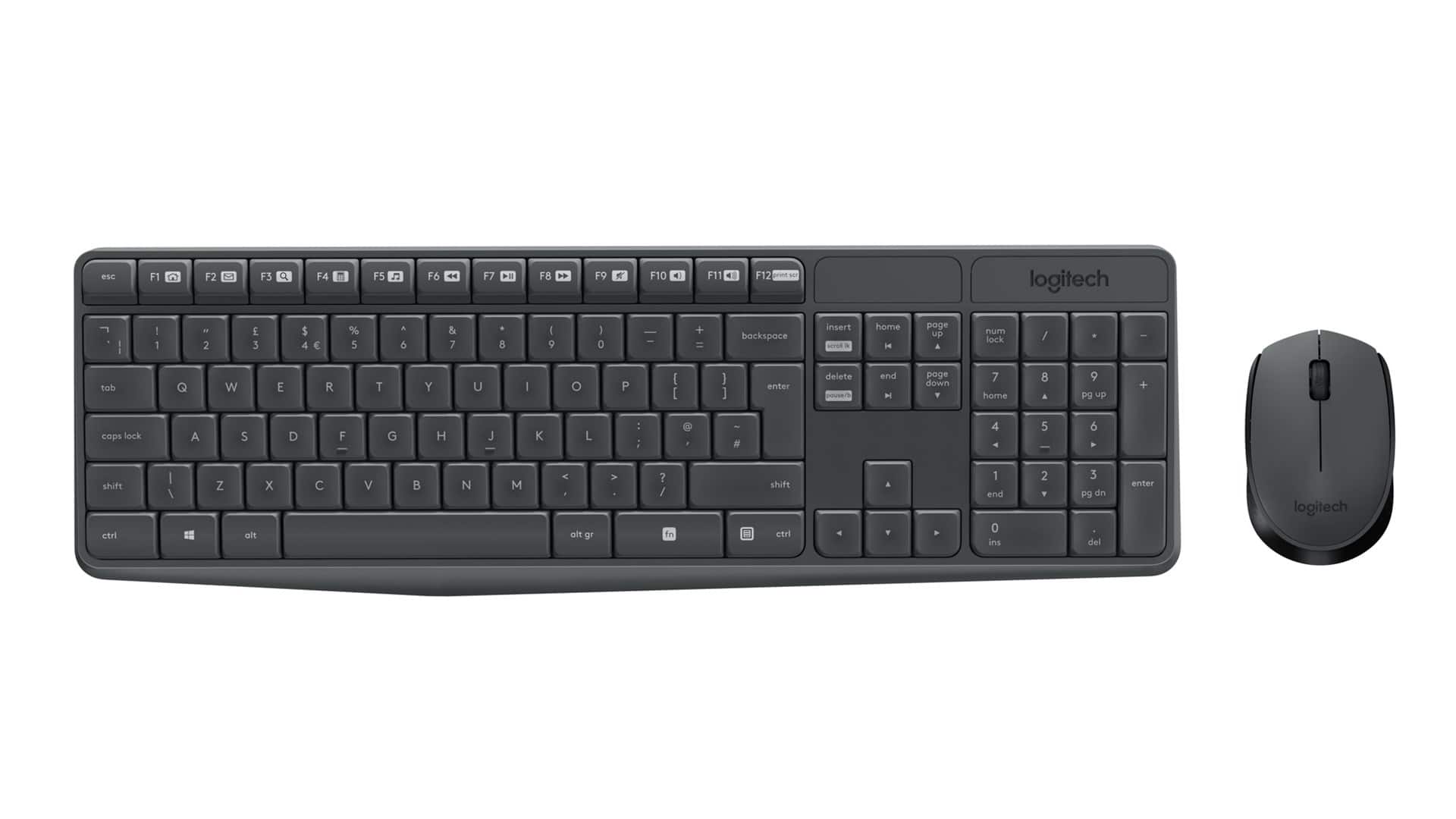 Zestaw klawiatura + mysz Logitech MK235 (szary) — zdjęcie 1 z 8