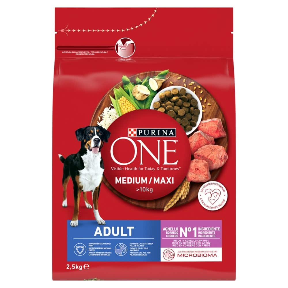 PURINA ONE MED/MAX Adult Dog Lamb & Rice 2,5kg — zdjęcie 1 z 3
