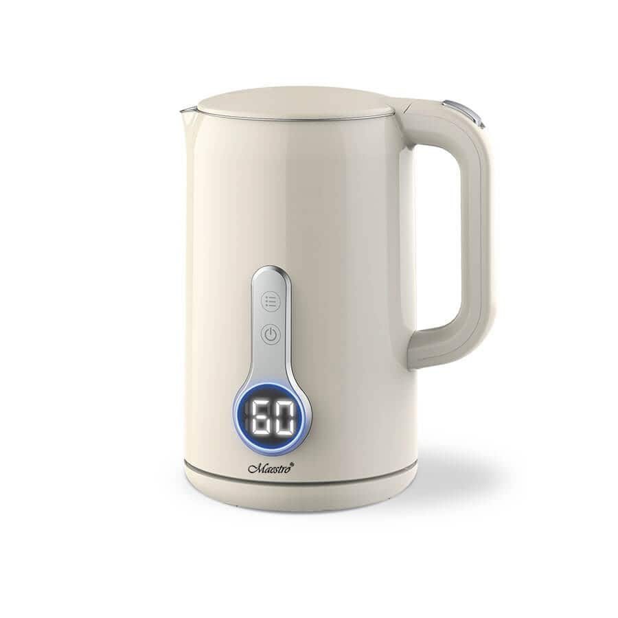 Czajnik elektryczny Maestro MR-025-IVORY, 1,7 l, stal nierdzewna, kontrola temperatury — zdjęcie 1 z 3