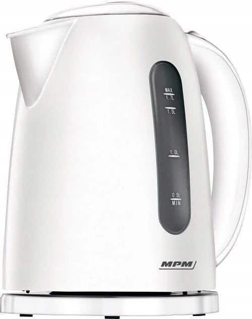Czajnik bezprzewodowy MPM MCZ-85, 1,7 l, biały, 2200 W, wymienny filtr