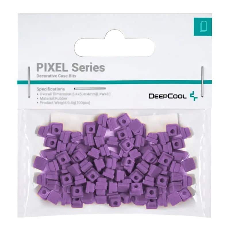 Gumowe kołłówki DeepCool PIXEL TV - fioletowe