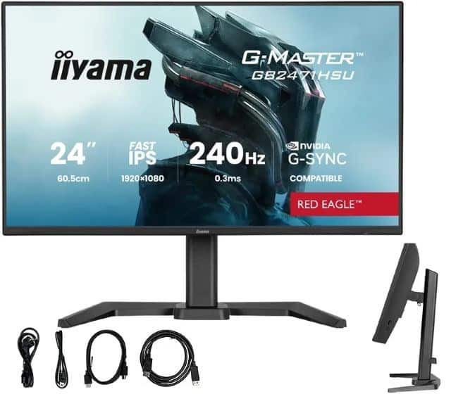 MONITOR IIYAMA LED Fast IPS 23,8" GB2471HSU-B1 Red Eagle 240Hz — zdjęcie 1 z 5
