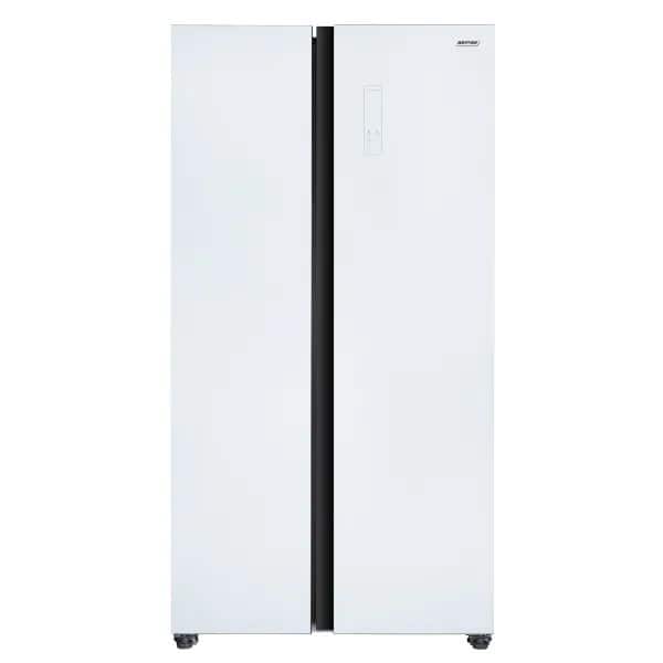 Lodówka Multi Door MPM-427-SBS-05/NL, wys. 177cm, Side By Side Total, Total No Frost, szklany front w kolorze białym — zdjęcie 1 z 2