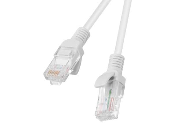 Patchcord UTP Lanberg PCU5-10CC-1500-S (RJ45 - RJ45 ; 15m; UTP; kat. 5e; kolor szary) — zdjęcie 1 z 2