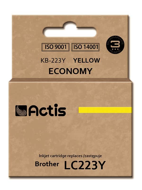 Actis KB-223Y Tusz, Zamiennik Brother LC223Y, 10ml