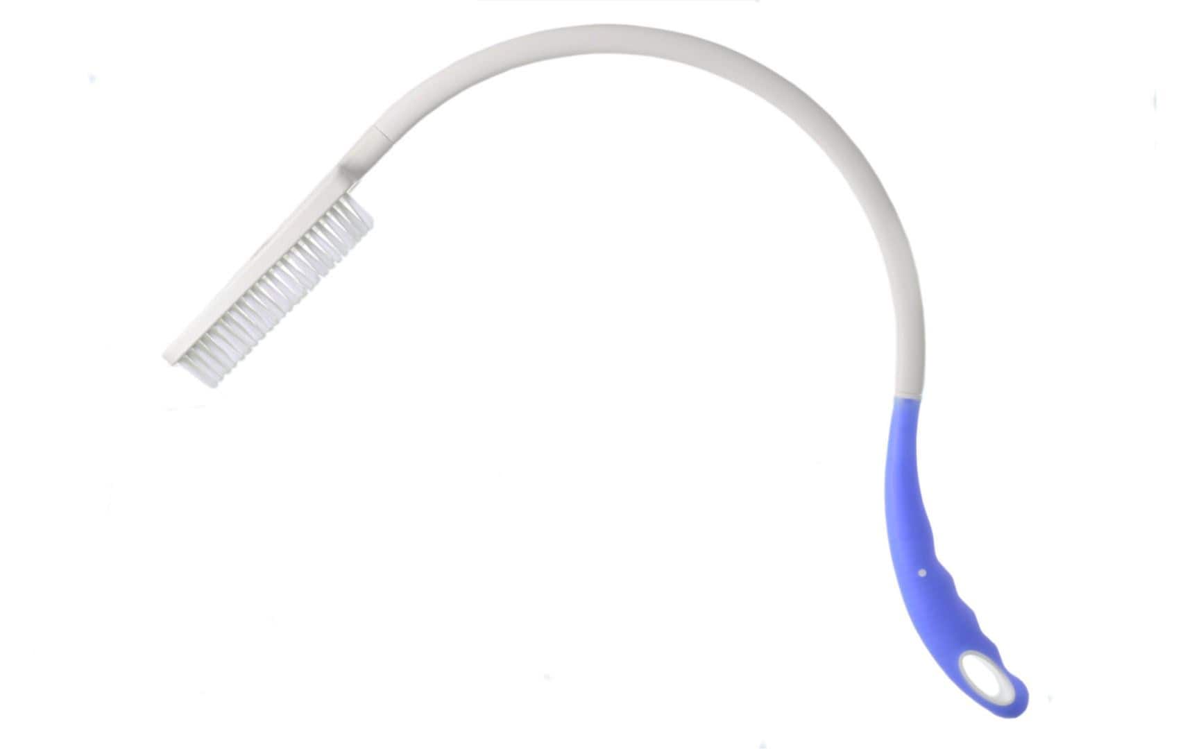 Szczotka do mycia pleców 82 cm, biała/niebieska — zdjęcie 1 z 3