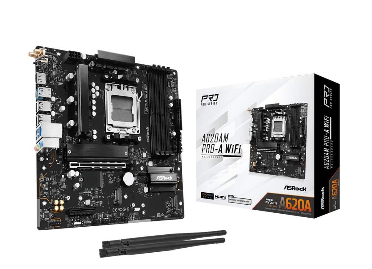 Płyta główna ASROCK A620AM PRO-A WIFI Socket AM5 — zdjęcie 1 z 5