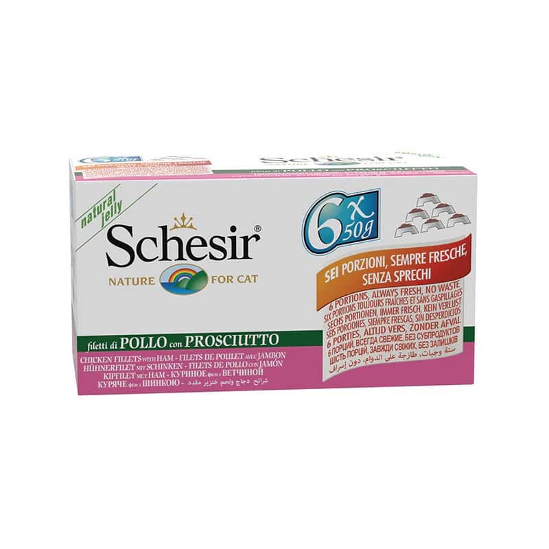 SCHESIR M-Pack Filety z kurczaka z szynką 6x50g — zdjęcie 1 z 3