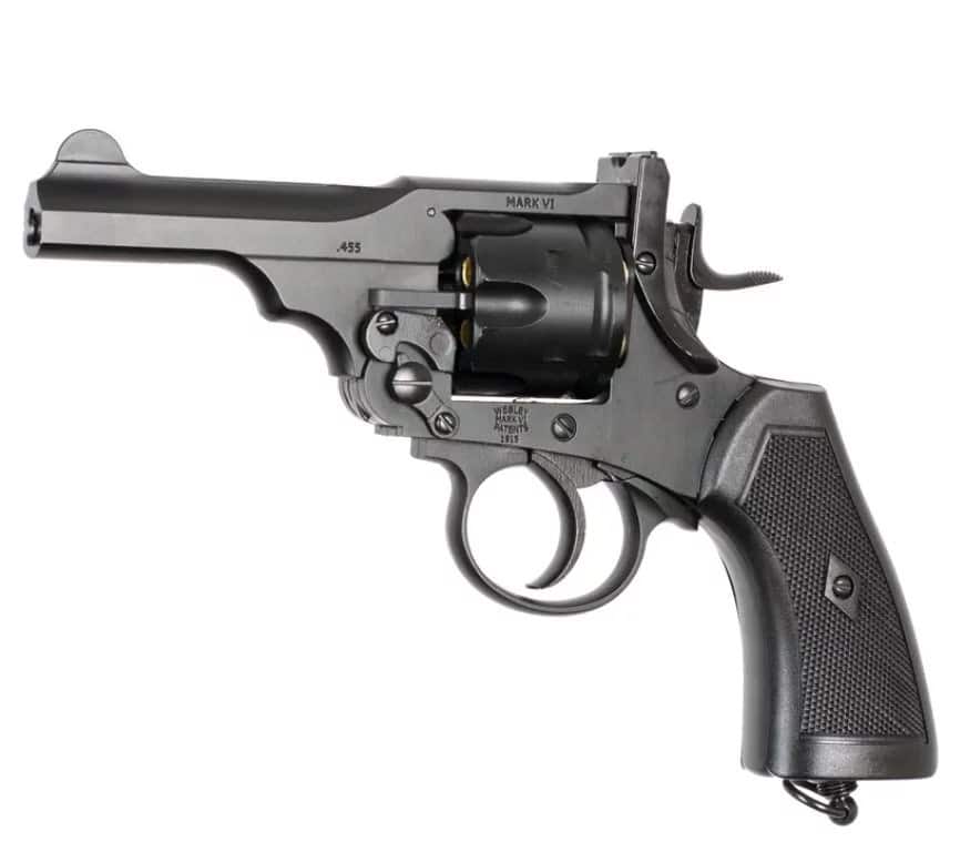 Rewolwer WEBLEY MKVI .455 Police 4" CO2 Black — zdjęcie 1 z 8