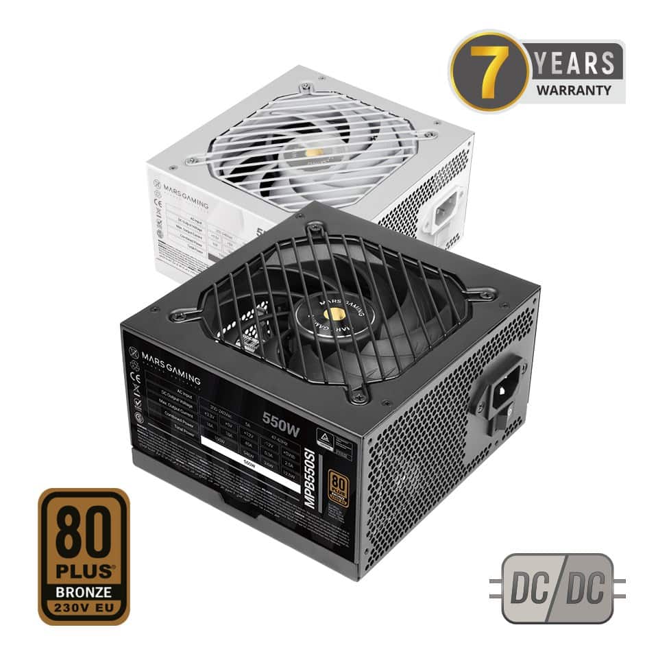 TACENS MARS MPB550SI 550W DC-DC, 80PLUS BRONZE — zdjęcie 1 z 2