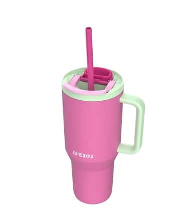 Kubek termiczny ze słomką Kambukka Rio Tumbler 950ml, Bubblegum Mint — zdjęcie 1 z 8