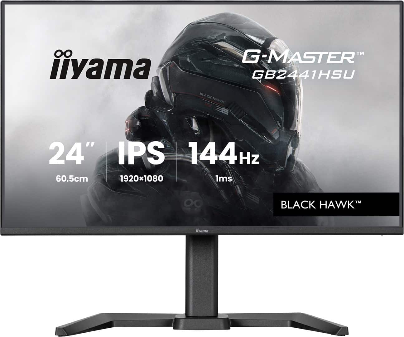 MONITOR IIYAMA LED IPS 23,8" GB2441HSU-B1 Black Hawk 144Hz — zdjęcie 1 z 8