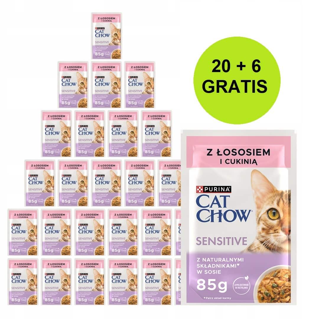 PURINA CAT CHOW SENS Łsś&Cuk 20+6 saszet. 2,21kg — zdjęcie 1 z 8