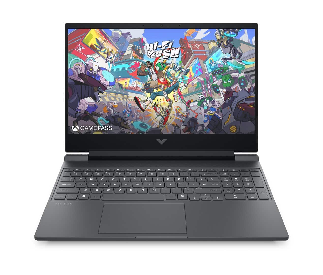HP Victus 15-fb3231nw Ryzen 7 7445HS 15,6"FHD IPS 144Hz 300nits AG 16GB DDR5 5600 SSD512 RTX4050_6GB Cam 720p 70Wh Win11 Gray 2Y — zdjęcie 1 z 8