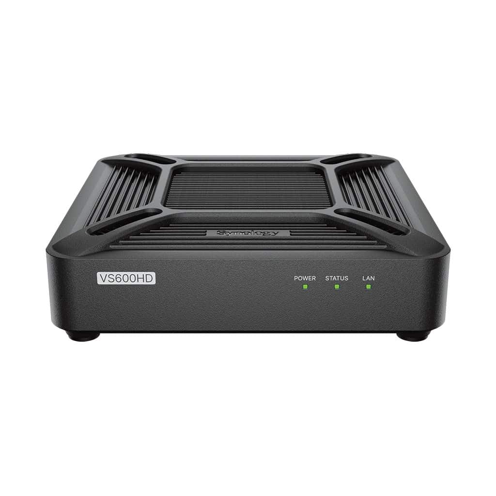 Synology VS600HD VisualStation, to 50 channel, 4K, 2x HDMI, VESA, 1x RJ-45, 36W — zdjęcie 1 z 6