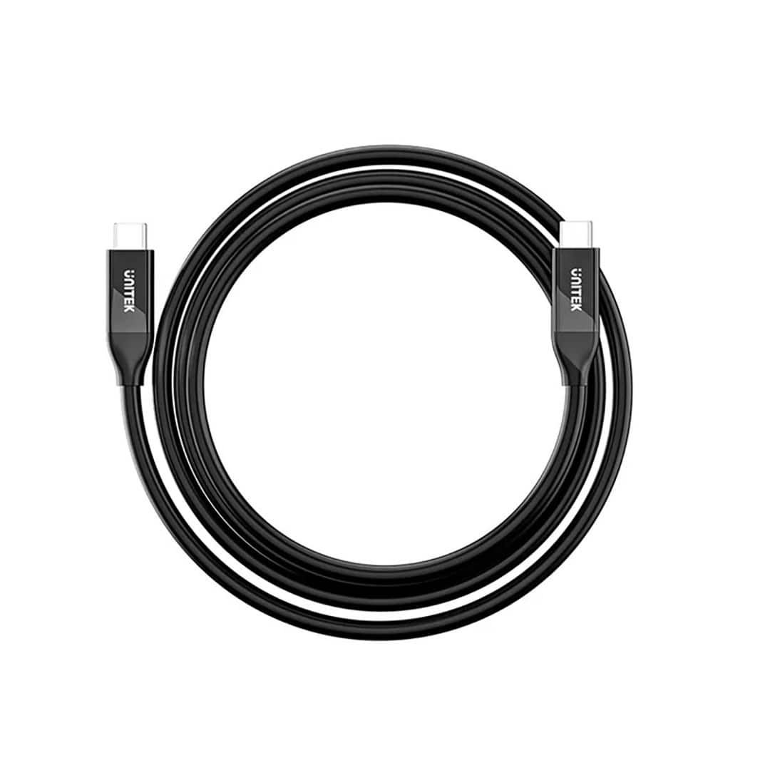 UNITEK KABEL USB-C 4.0 PD 100W 40 GBPS 8K 2M — zdjęcie 1 z 6