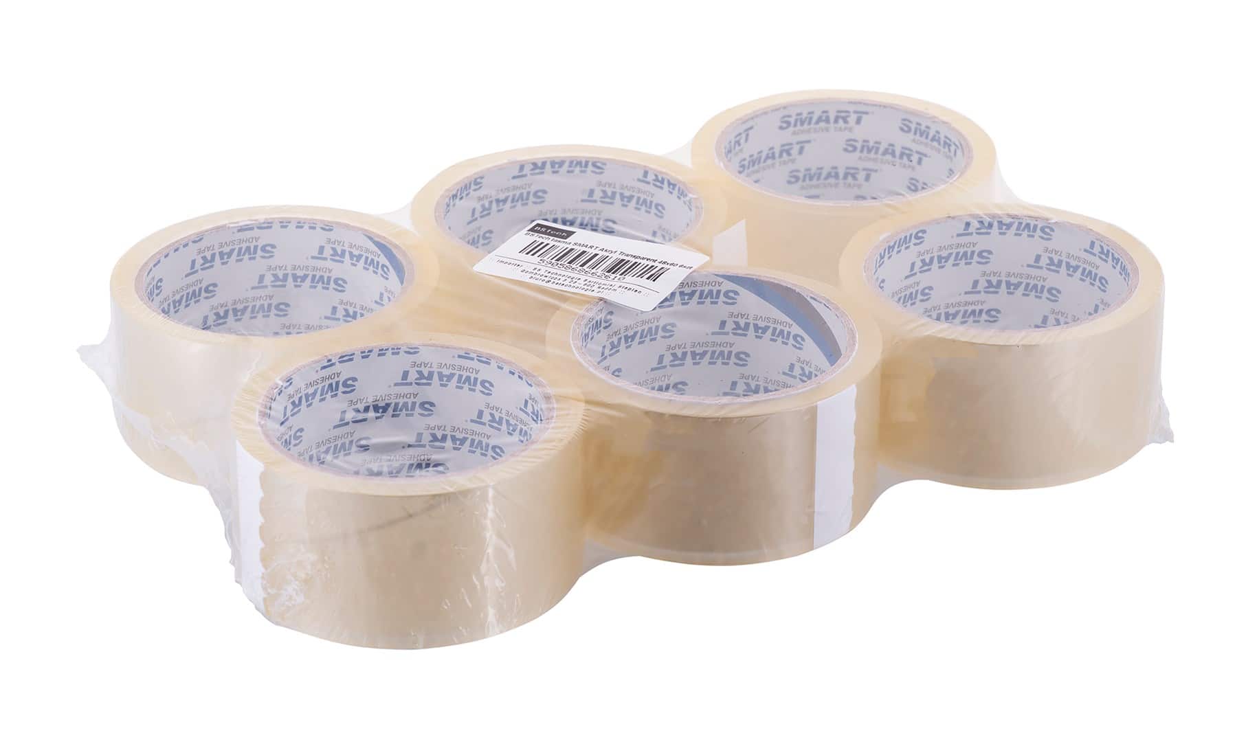 BSTech Taśma SMART Akryl Transparent 48mmx60m 6 szt w zestawie — zdjęcie 1 z 4