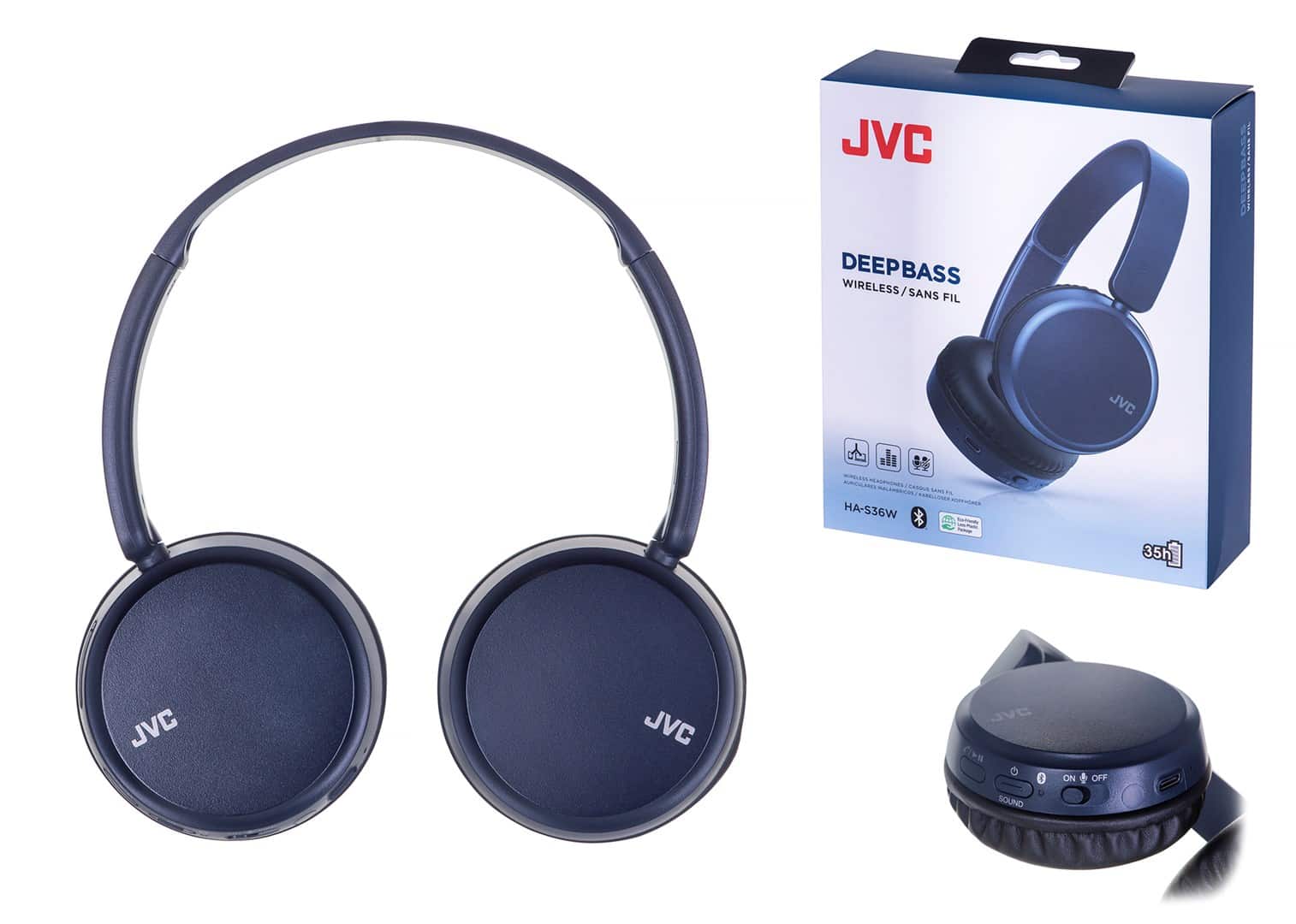 Słuchawki JVC HAS-36WAU BT BLUE — zdjęcie 1 z 8
