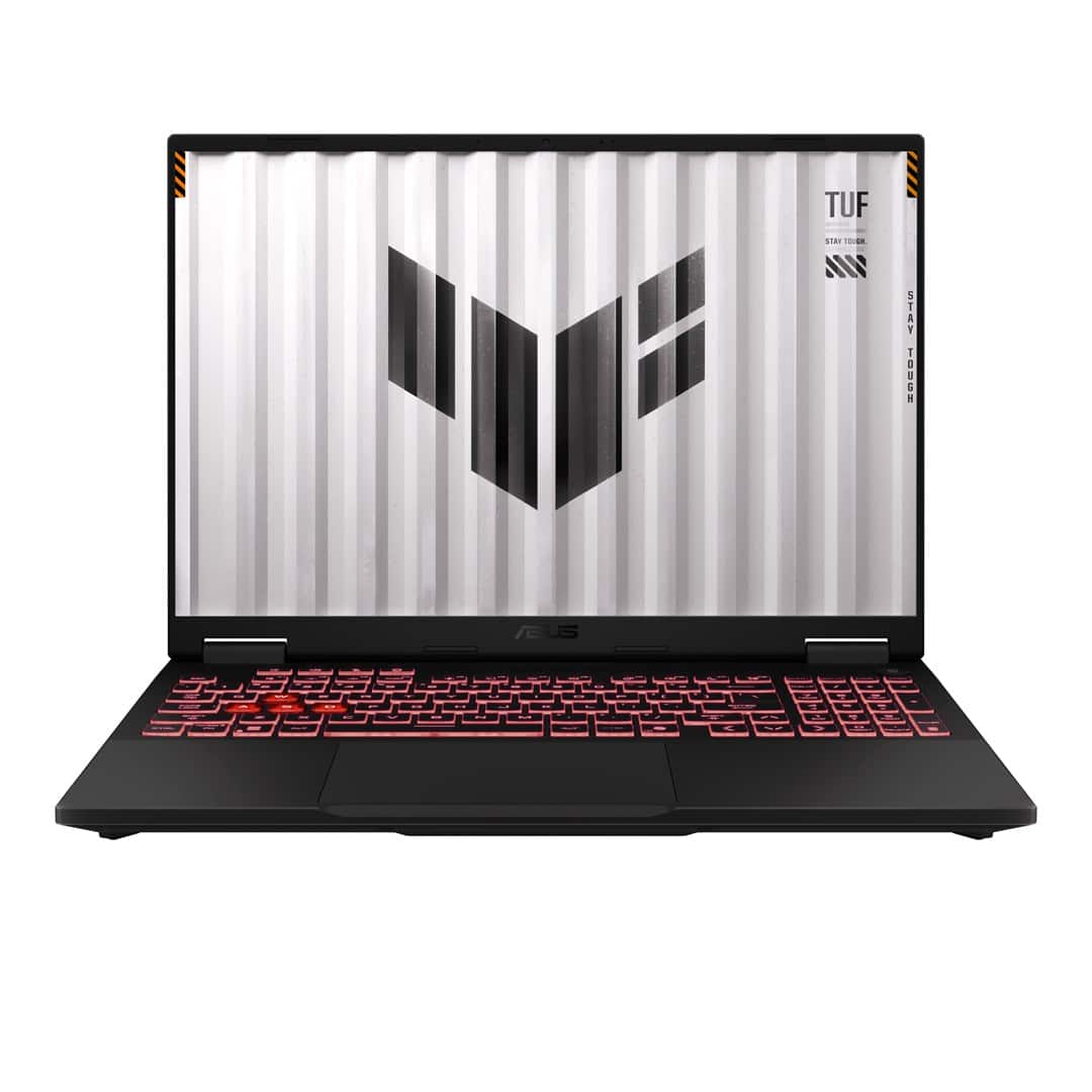 ASUS TUF Gaming A16 FA608UP-R7165W Ryzen 7 260 16.0" FHD+ 165Hz IPS-level 300nits AG 16GB DDR5 5600 SSD512 GeForce RTX 5070 8GB WLAN+BT LAN Cam1080p 90WHrs Win11 Jaeger Gray — zdjęcie 1 z 8