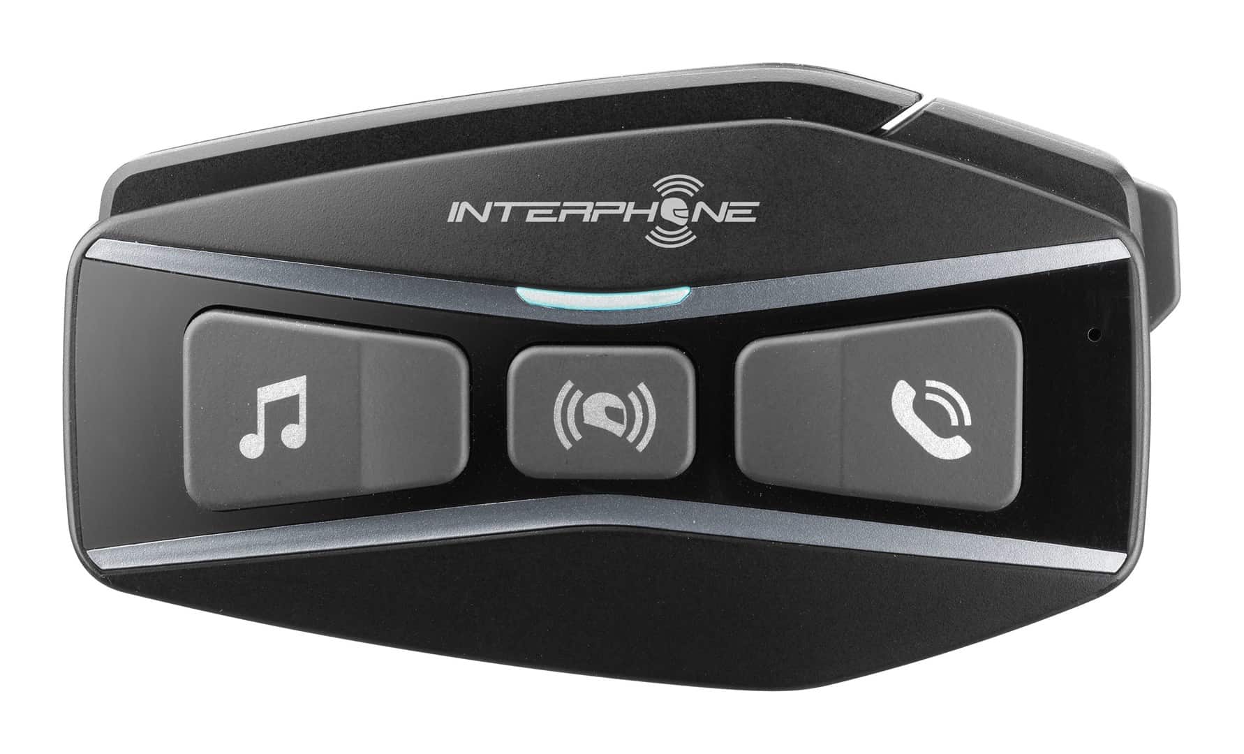 Interkom motocyklowy INTERPHONE U-COM 16, komplet na 1 kask — zdjęcie 1 z 7