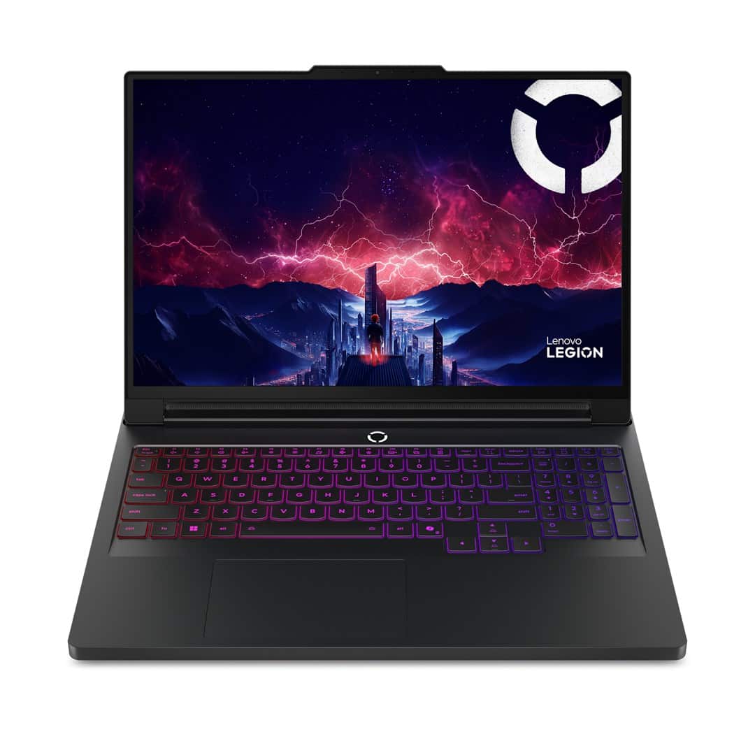 Lenovo Legion Pro 7 16AFR10H Ryzen 9 9955HX3D 16.0"WQXGA OLED 500nits 240Hz LBL Glossy 64GB DDR5 5600 SSD2TB GeForce RTX 5080 16GB Cam 5.0MP 99.9Wh W11Pro Eclipse Black — zdjęcie 1 z 8