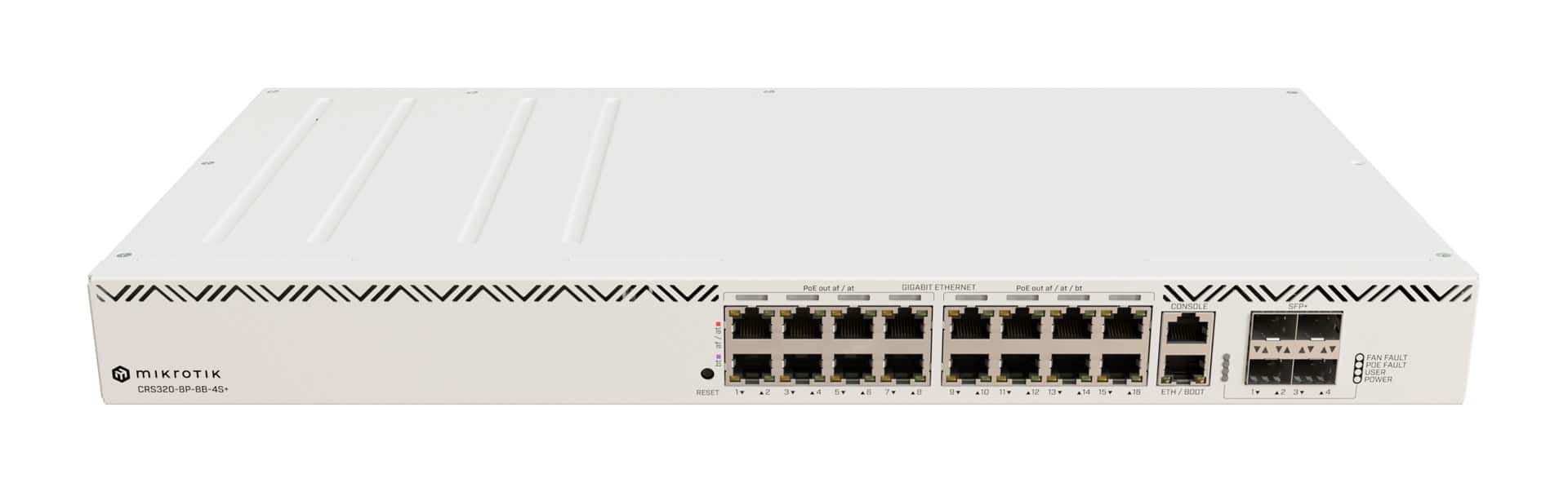 Switch Mikrotik CRS320-8P-8B-4S+RM 21p PoE — zdjęcie 1 z 3