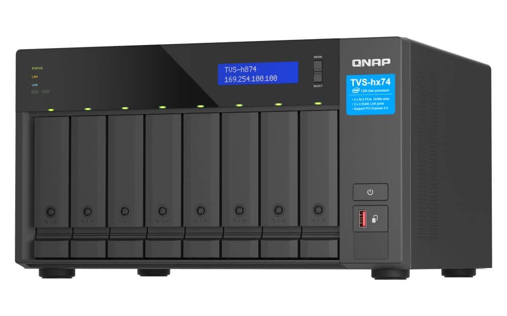 Qnap TVS-h874X-i9-64G, Tower NAS, Intel i9 — zdjęcie 1 z 8
