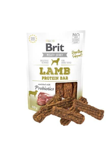 Brit Jerky Lamb Protein Bar - Jagnięcina - przysmak dla psa - 80g — zdjęcie 1 z 2