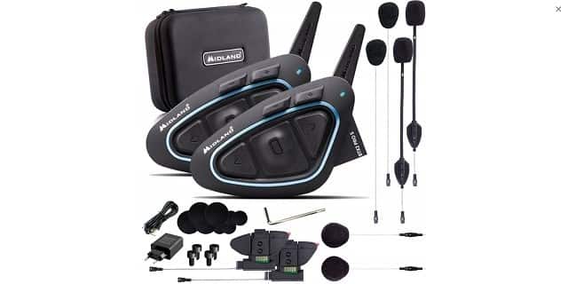 Interkom motocyklowy Midland BTX2 PRO S LR-TWIN na 2 kaski — zdjęcie 1 z 6