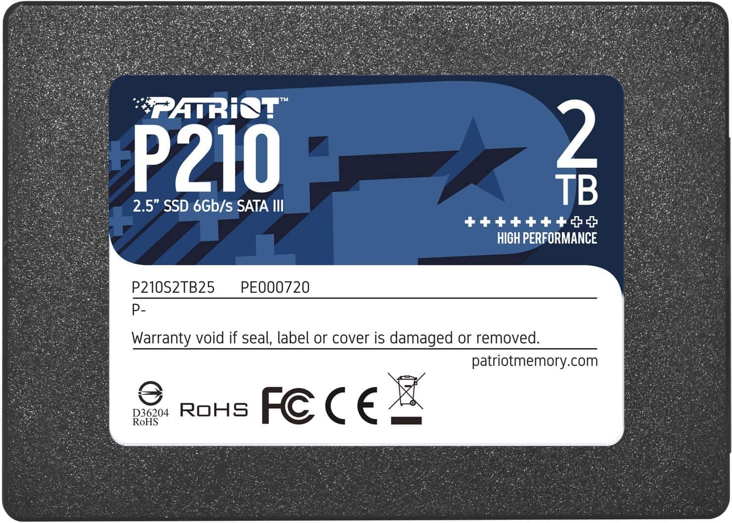 SSD Patriot P210 2TB SATA3 2.5 Dysk