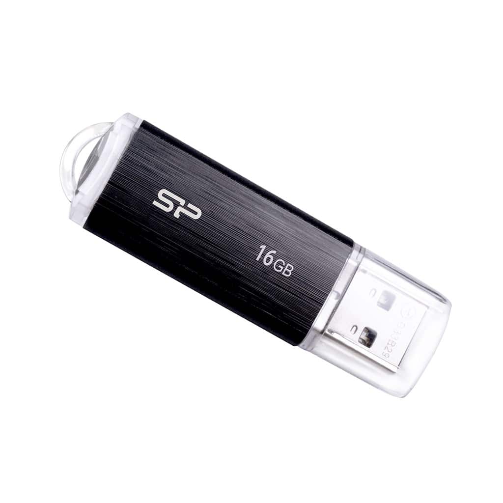 Pendrive Silicon Power Ultima U02 16GB USB 2.0 kolor czarny (SP016GBUF2U02V1K) — zdjęcie 1 z 8
