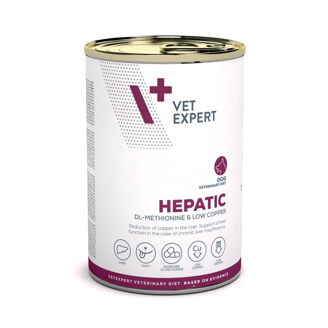 VetExpert Veterinary Diet Hepatic Dog 400g can — zdjęcie 1 z 5