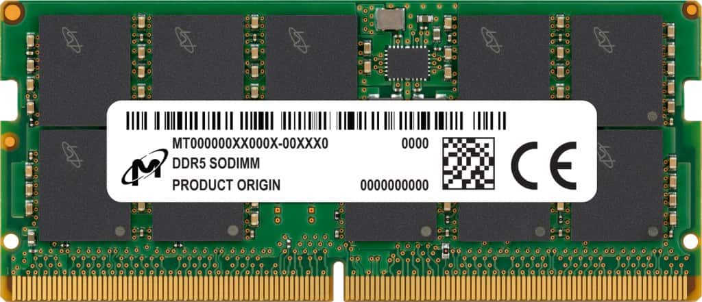 Micron SO-DIMM ECC DDR5 16GB 4800MHz
