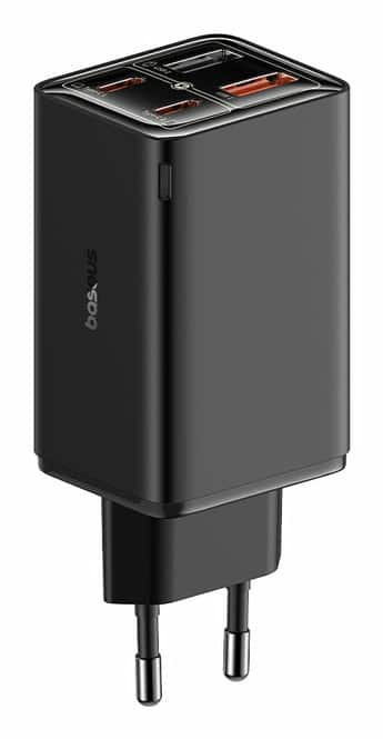 Ładowarka sieciowa Baseus GaN6 Pro FastCharger 2C+2U 65W EU (cluster black) — zdjęcie 1 z 6