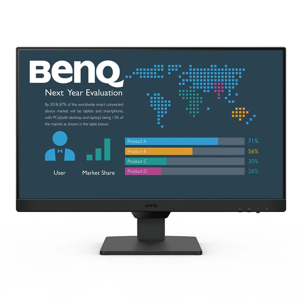 MONITOR BENQ LED 24" BL2490 - Czarny — zdjęcie 1 z 7