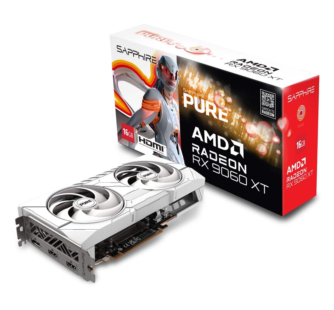 Karta graf. SAPPHIRE PURE RX 9060 XT GAMING OC 16GB — zdjęcie 1 z 6
