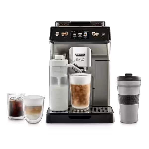 Ekspres ciśnieniowy DeLonghi ECAM 450.86.T - 19 bar, 1,8 l, automatyczny — zdjęcie 1 z 4