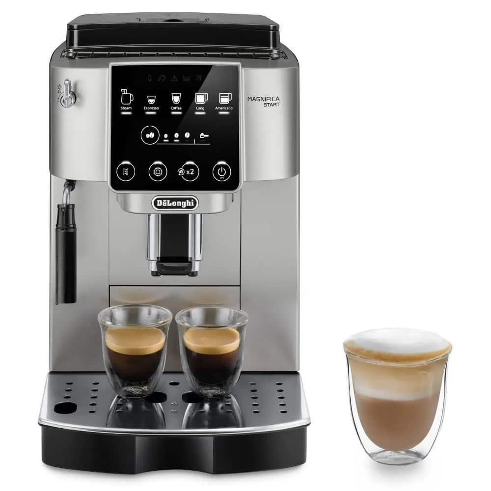 Ekspres ciśnieniowy DeLonghi ECAM 220.30.SB - 15 bar, 1450 W, 1,8 l — zdjęcie 1 z 5