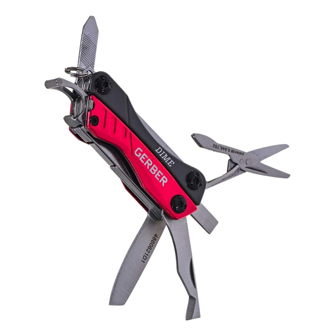 Multitool Gerber Dime, czerwony — zdjęcie 1 z 5
