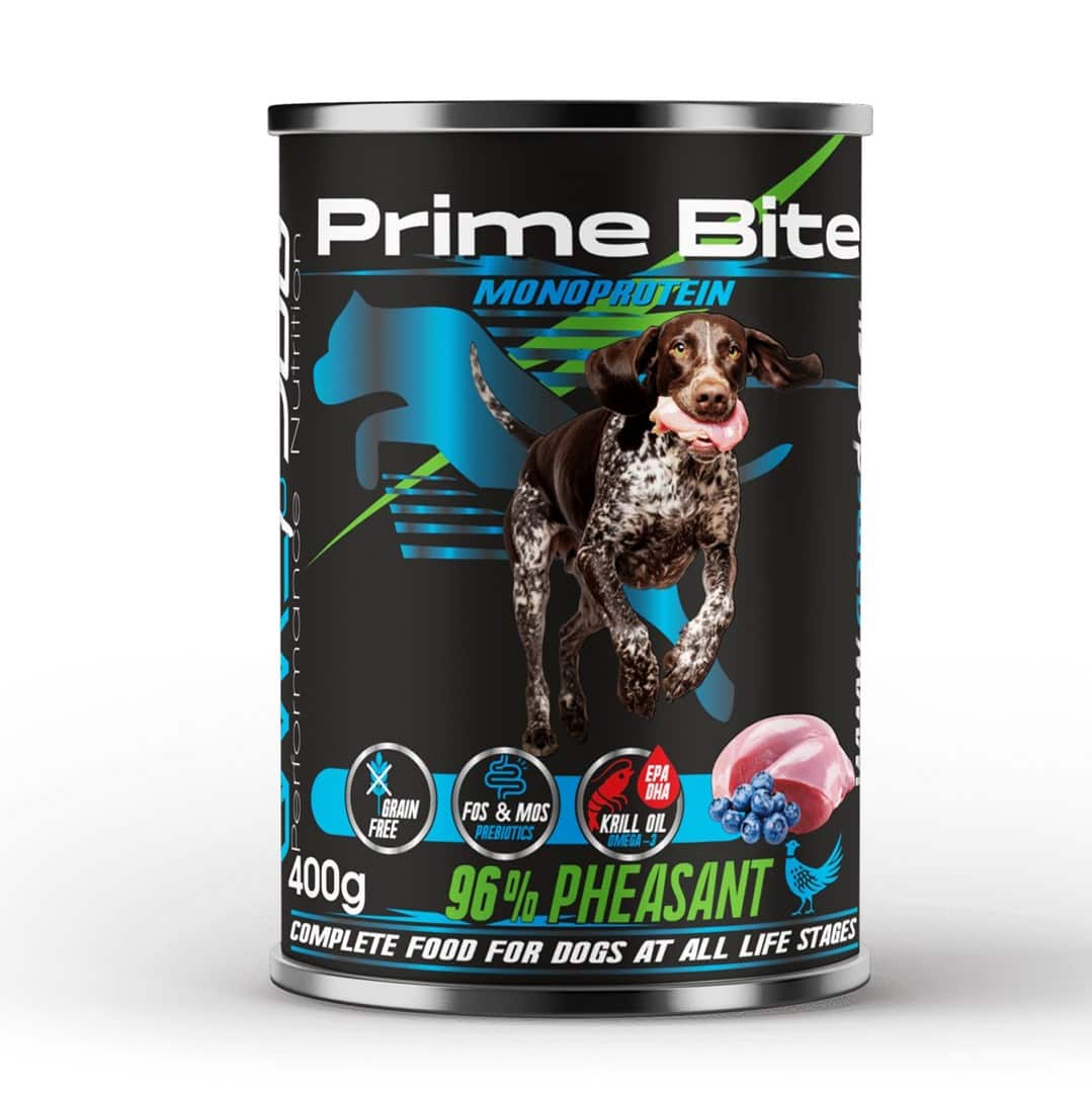 GAME DOG Prime Bite bażant, jagoda monoproteinowa 400g