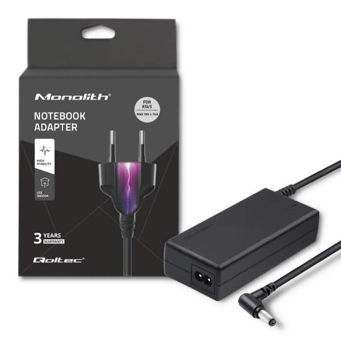 Zasilacz Qoltec 90W do notebooka Asus — zdjęcie 1 z 7