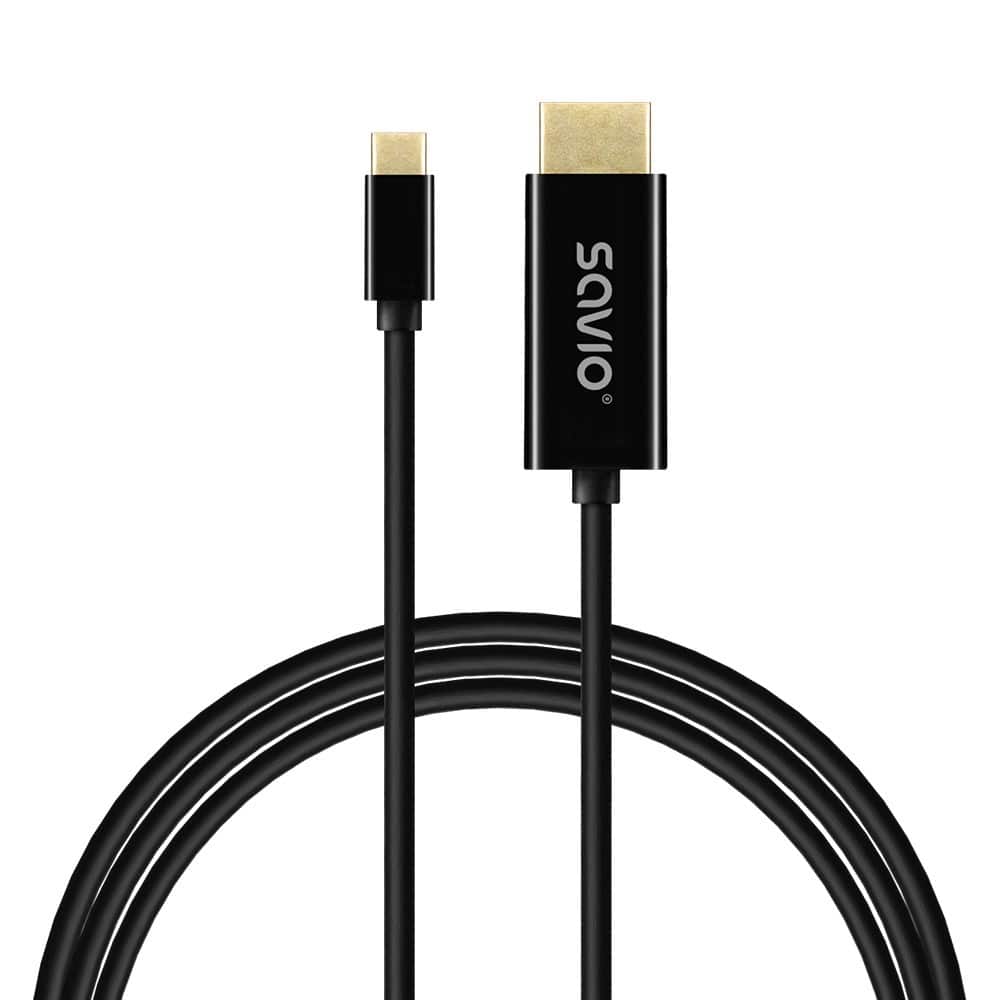 SAVIO KABEL USB-C DO HDMI, 30HZ, 2M, PLASTIK CL-191 — zdjęcie 1 z 2